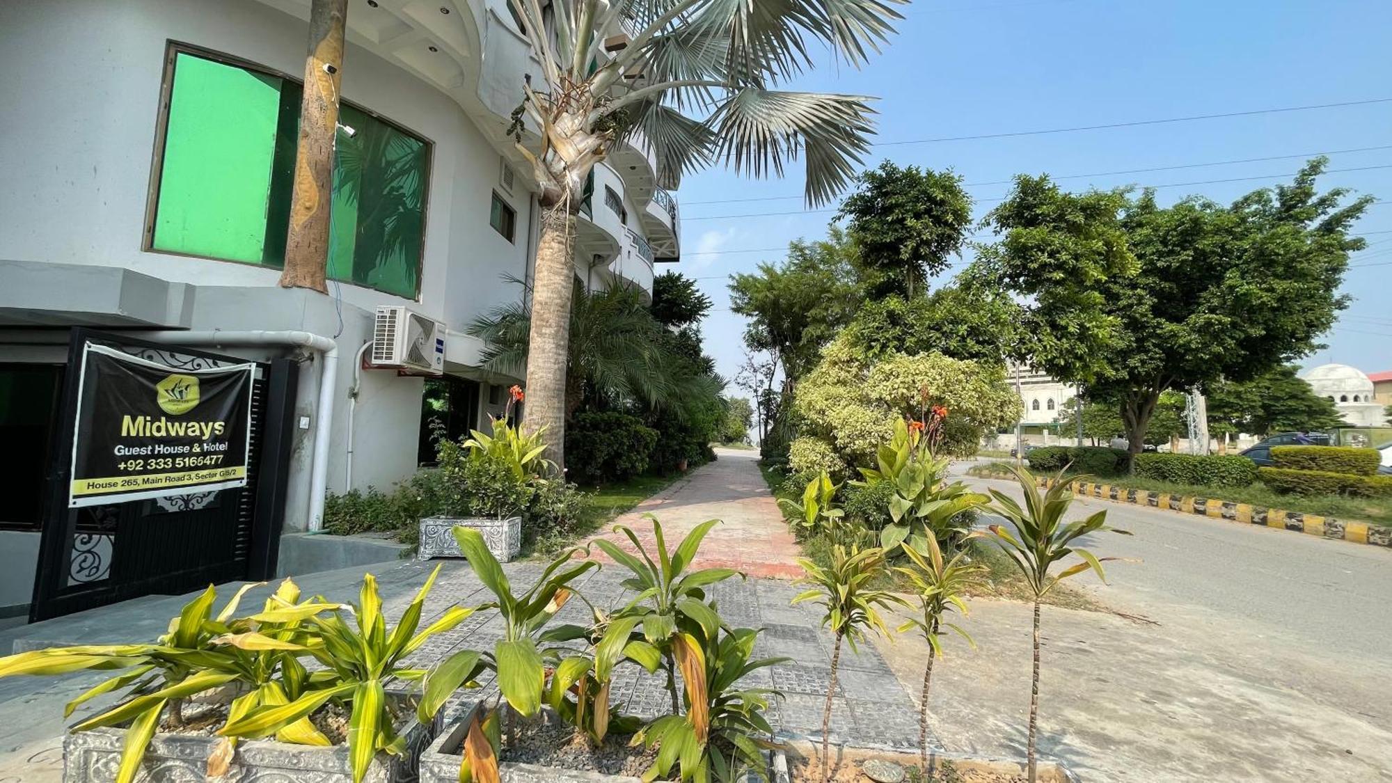 Midways Guest House And Hotels Islamabad Exteriör bild