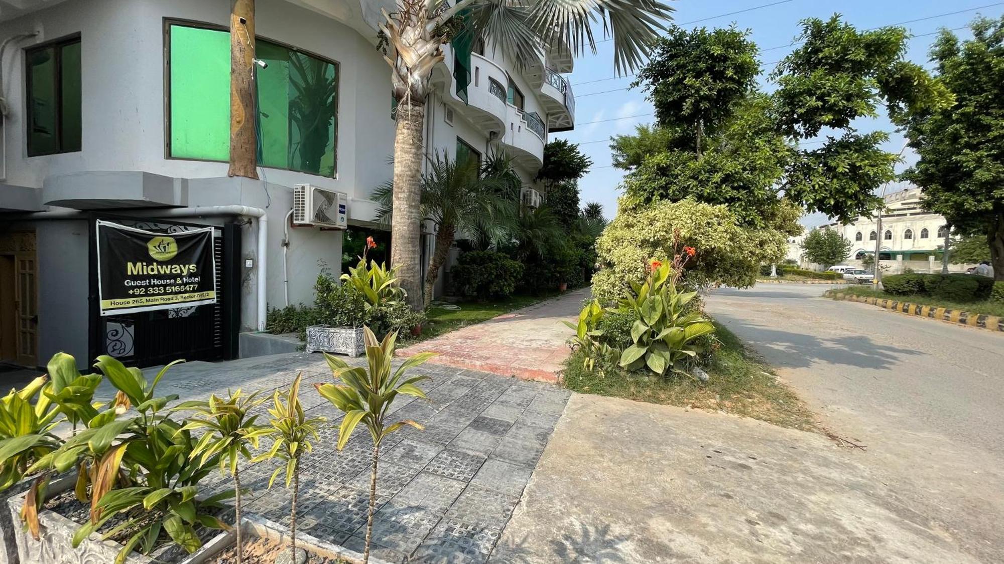 Midways Guest House And Hotels Islamabad Exteriör bild